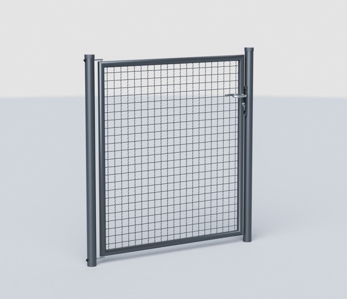 Wellengitter-Einzeltor RAL 7016 Anthrazit