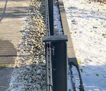 Pfostenkappe 60x40 RAL 7016 anthrazit (mit Überstand)