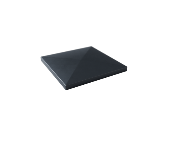 Pfostenkappen 60x60 je nach Auswahl Kunststoff oder Aluminium 