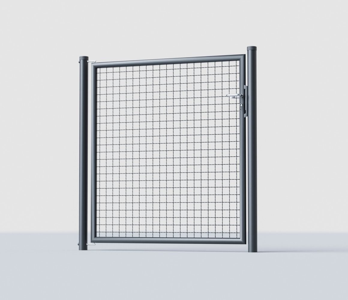Wellengitter-Einzeltor RAL 7016 Anthrazit