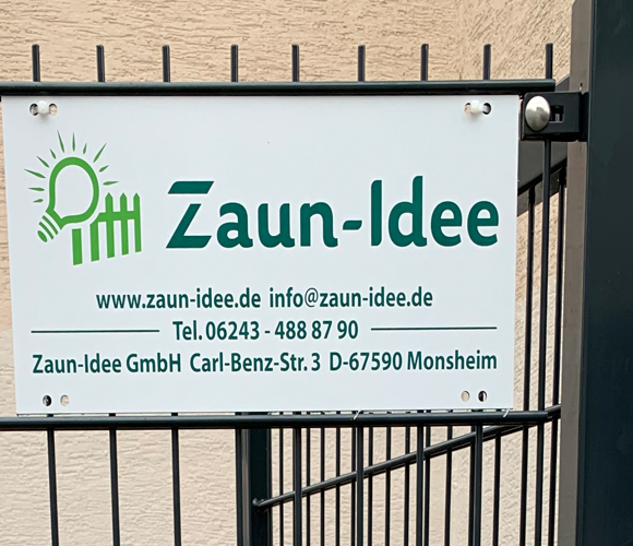 Wandanschlusswinkel Anthrazit RAL 7016 Zaun-Idee Montage