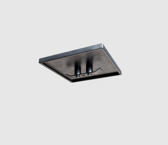 Pfostenkappe aus Aluminium 60x60 Feuerverzinkt