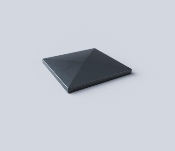 Pfostenkappe aus Aluminium 60x60 Anthrazit RAL 7016