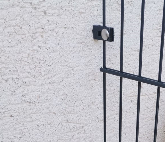 Wandanschlusswinkel Anthrazit RAL 7016 Zaun-Idee Montage