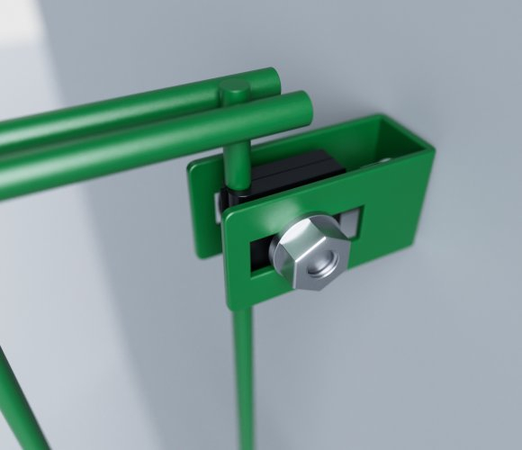 Wandanschlusswinkel Grün RAL 6005